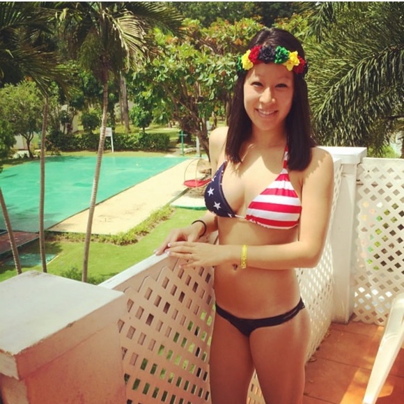 American flag bikini top - Picture 1 of 4